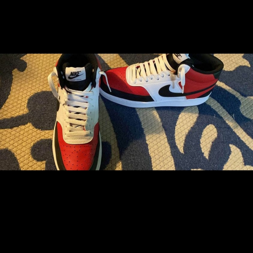 Nike Med Court Vision Red/black/white